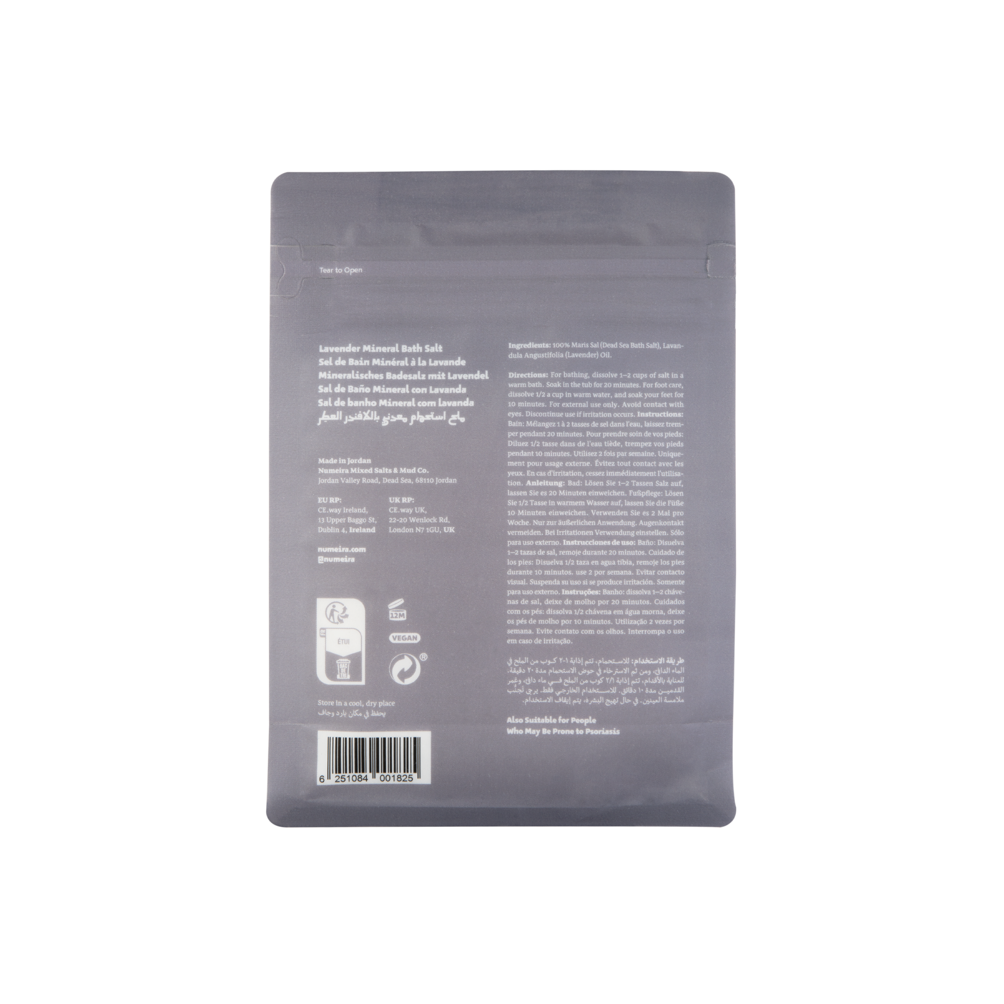 Lavendel Totes Meer Badesalz