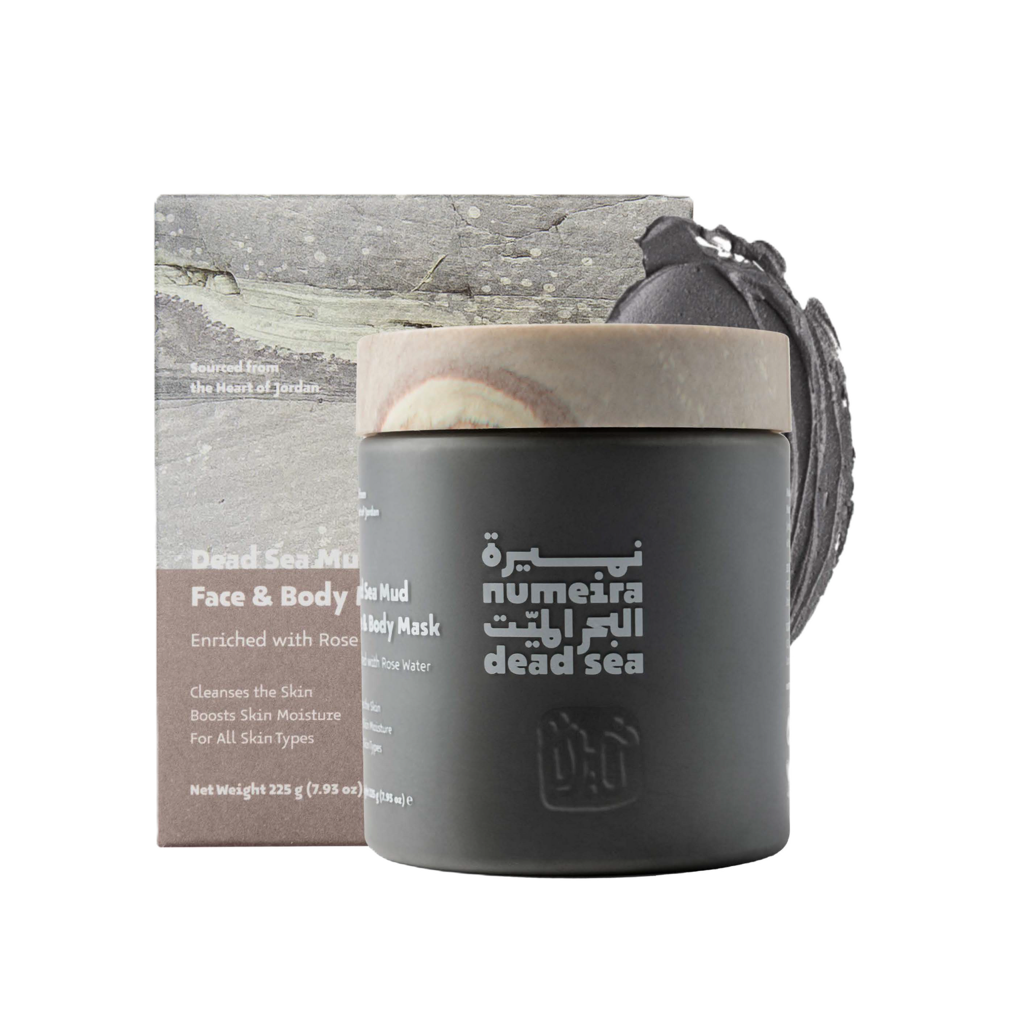 قناع طين البحر الميت للوجه والجسم